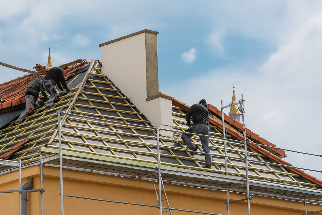 Maison à Villeparisis avec une toiture rénovée par Villeparisis Toit Pro